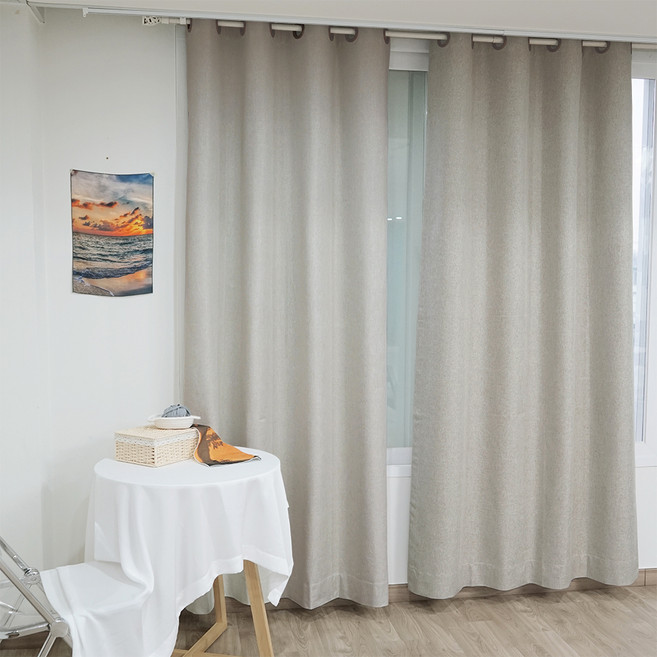 나비손길 국내 99.9% 암막커튼 작은창 긴창 아일렛형 1p