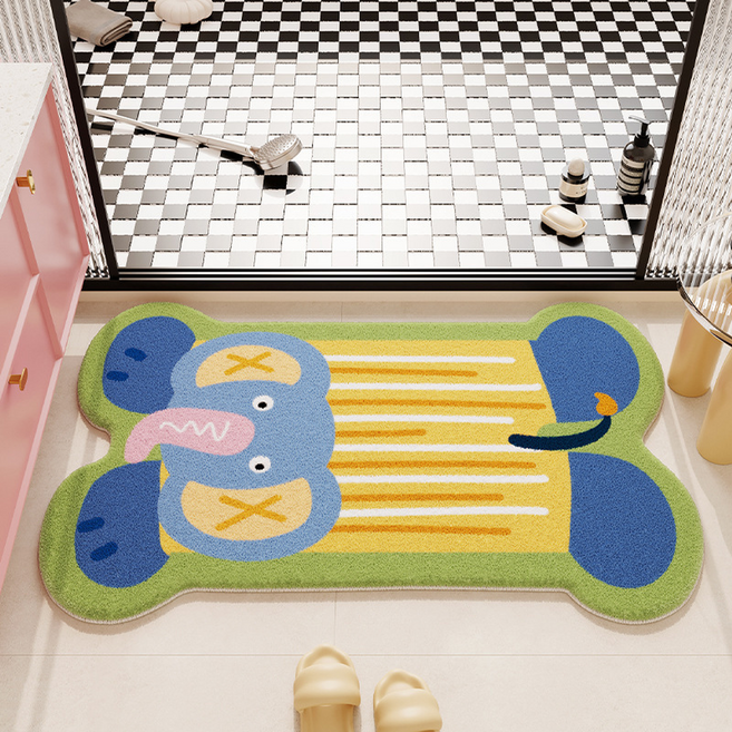 인아트 귀여운 동물 발매트, 코끼리