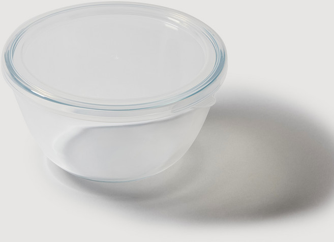 JAJU 유리 믹싱볼 + 뚜껑 세트, 1세트