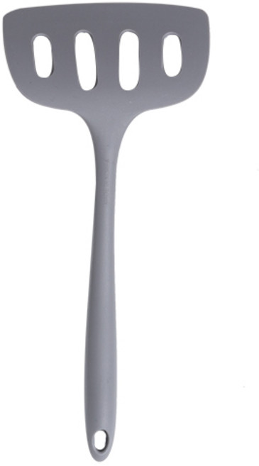 키친팩토리 파스텔 실리콘 계란말이 생선 뒤집개, 모던그레이, 1개