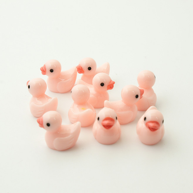 포레스 테라리움 오리 미니소품, 핑크