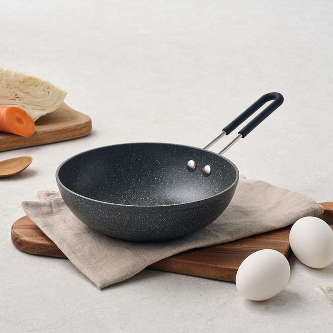 모던하우스 미니 스텐핸들 넌스틱코팅 멀티웍, 1개, 18cm