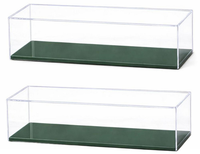 문구담 피규어 보관 투명 아크릴 장식장 12 그린, 2개