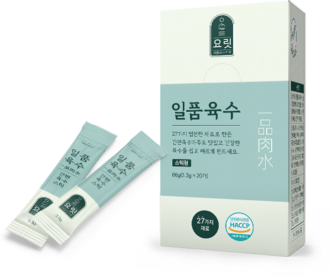 요릿 일품육수 20p, 66g, 1개