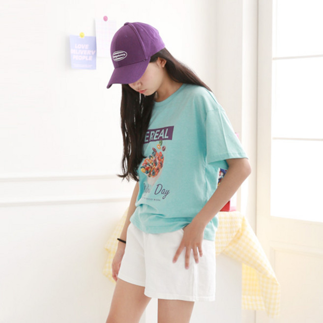 나나주니 라운드넥 JT데이 반팔 티셔츠