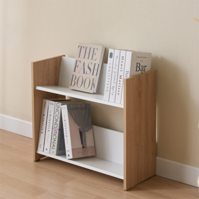 제우스가구 라인 DIY 책장, 내츄럴화이트, 2단