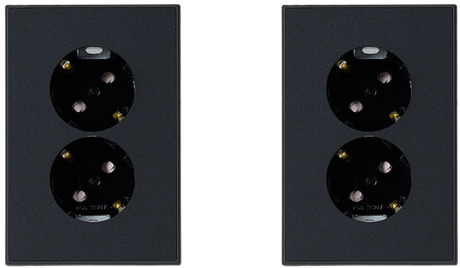 틸인스 2구 콘센트, 2개