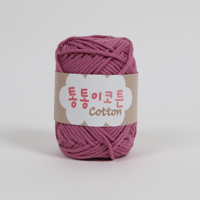 앵콜스 통통이코튼 뜨개실, 21 앤틱바이올렛, 1개