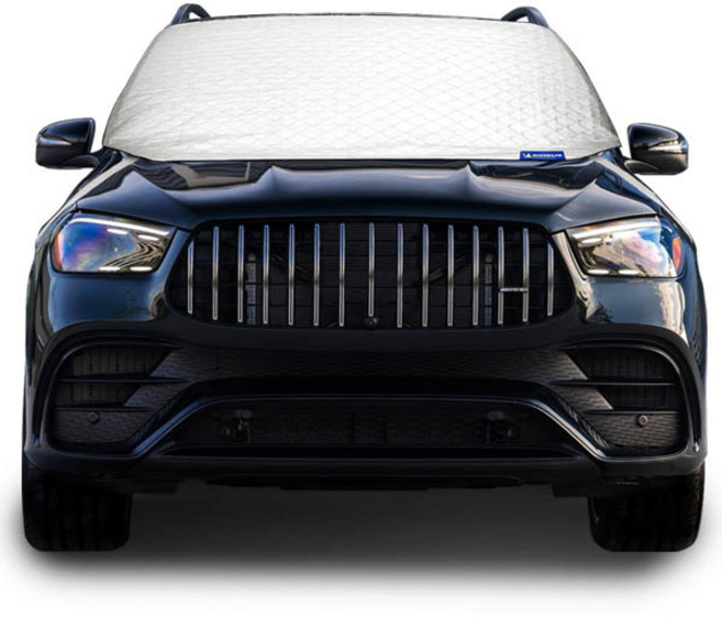 미쉐린 자동차 앞유리 성에방지 햇빛가리개 2호, 그레이, 1개