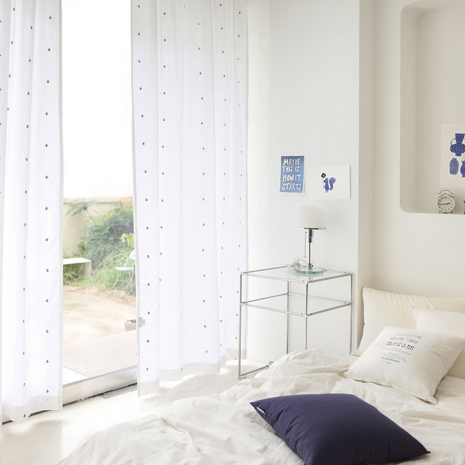 앤커 자수 커튼