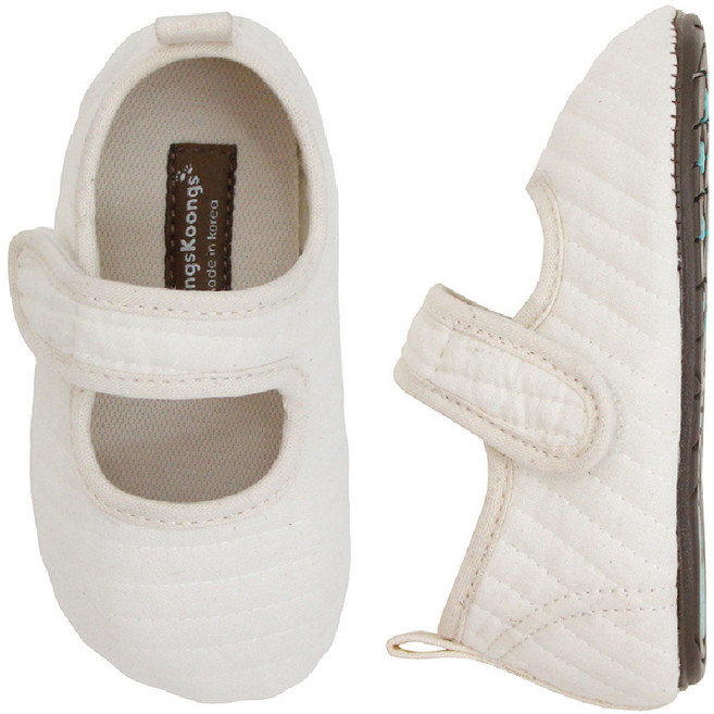 쿵스쿵스 유아용 무무 누비 걸음마 신발