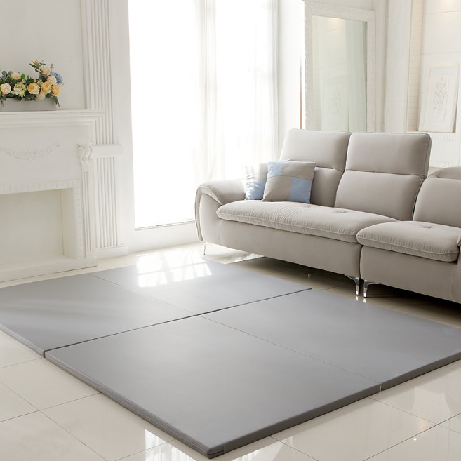 키즈아이유아용안심제로갭일반형매트2단, 그레이