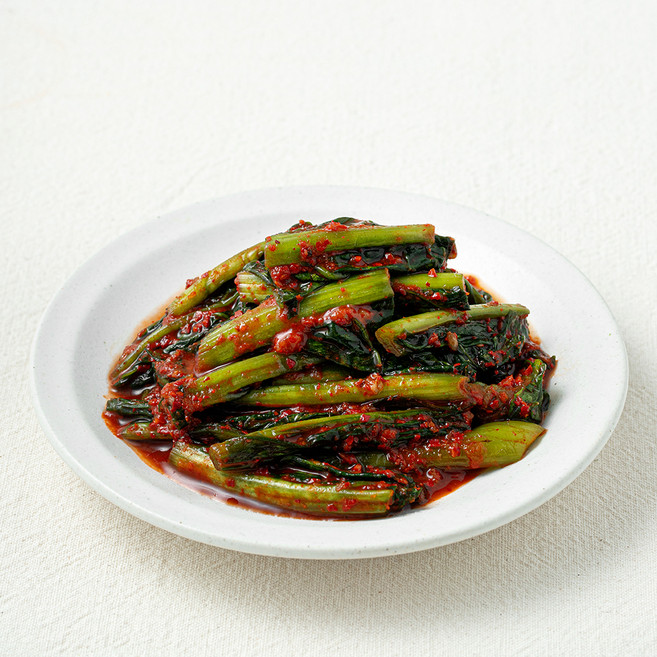 해담촌 전통식품 인증 갓김치, 350g, 1개