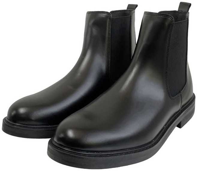 Freeto Azir 手工增高切爾西靴 5cm 黑色 260