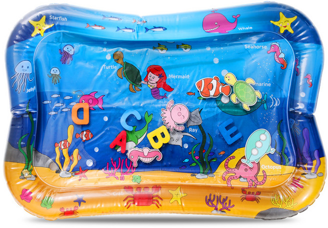 베베솜 유아용 빅 워터매트 촉감발달완구, 바다세상, 1개