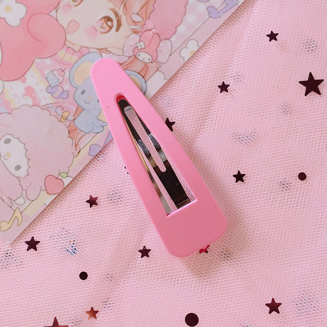 수스다 라운드 삼각 헤어 똑딱핀