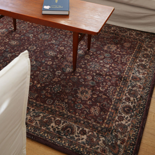 더프리그 더스티 빈티지 워셔블 극세사 단모 거실 러그