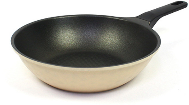 키친아트 모던베이지 IH 프리미엄 쿡웨어 궁중팬, 24cm, 1개