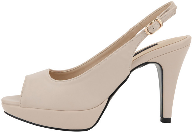 단골언니 여성용 오델로 토오픈 가보시 힐 슬링백 9cm