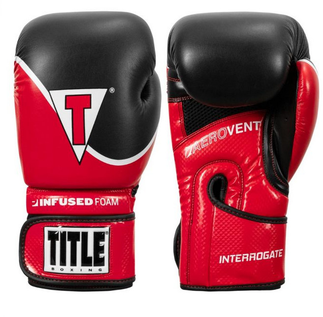 타이틀 인테로게이트 2.0 복싱글러브 양손, 레드+블랙, 1세트