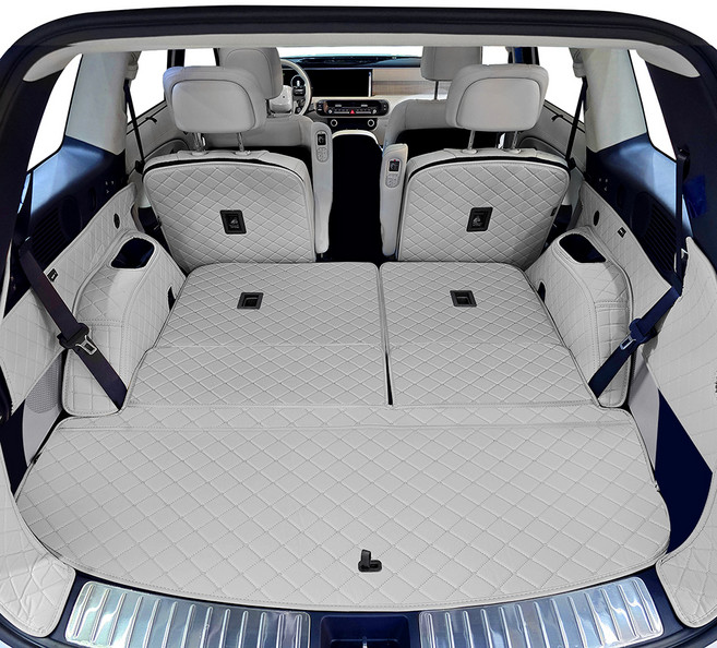 비비키 프리미엄 풀커버 트렁크매트, 디올뉴 팰리세이드 LX3 7인승 가솔린 2025년, 샌드베이지