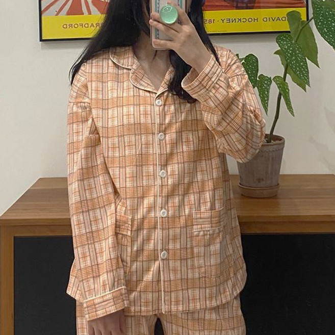 씨오브비 여성용 패턴 파자마 상하의 세트