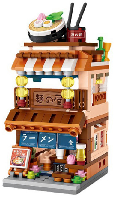 LOZ 일본상점 나노 블럭, 라면가게, 1개