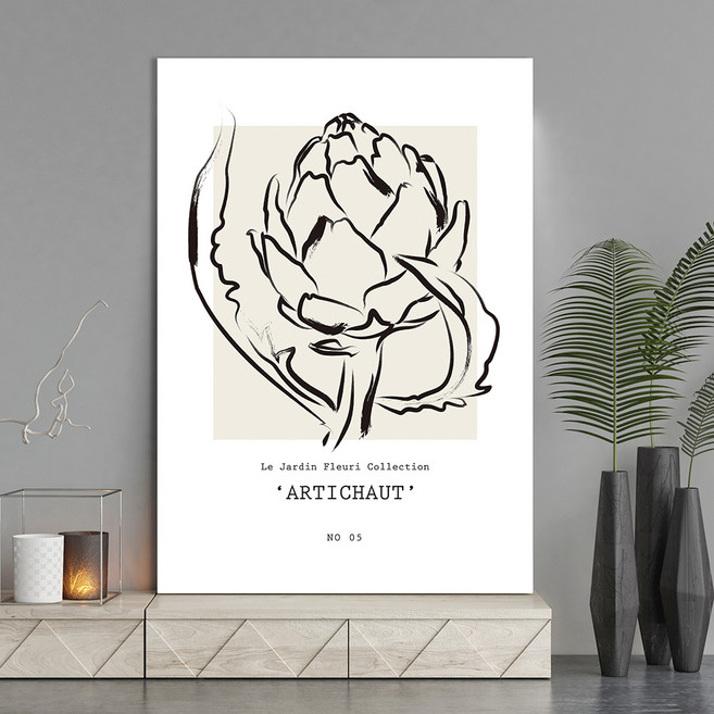 마니앤솔 액자테이블 대, 보헤미안 빅플라워