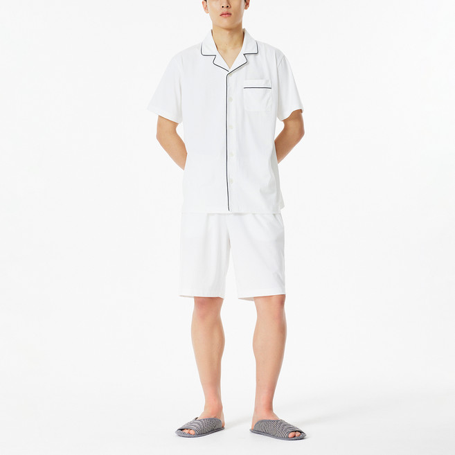 JAJU 男士五分睡衣套裝