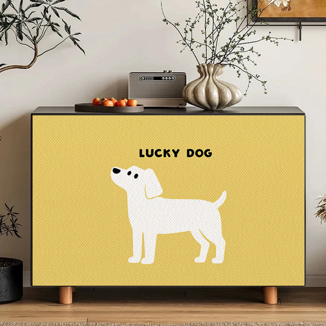 아티홈 귀여운 미니멀 벨크로 캐비닛 커튼 GLD823