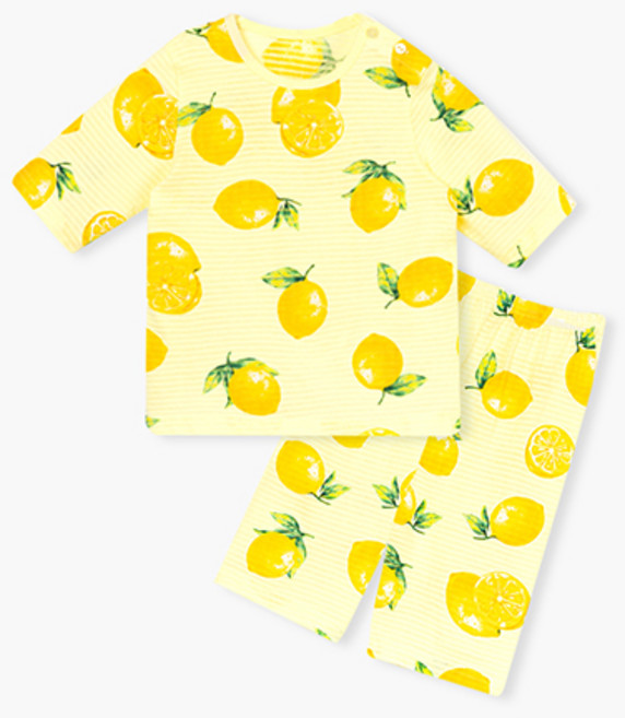 유니프랜드 아동용 7부내의 상하세트