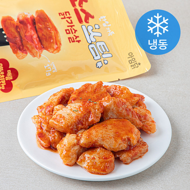 아임닭 한입소스 스팀 닭가슴살 매콤양념치킨맛 (냉동), 100g, 1개입, 5개