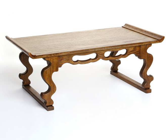 옻칠 다용도 다과상 대, 브라운