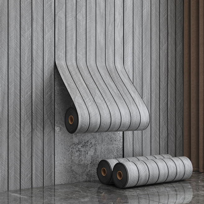 바이데 간편히 붙이는 템바보드 접착 시트지, 그레이(입체)