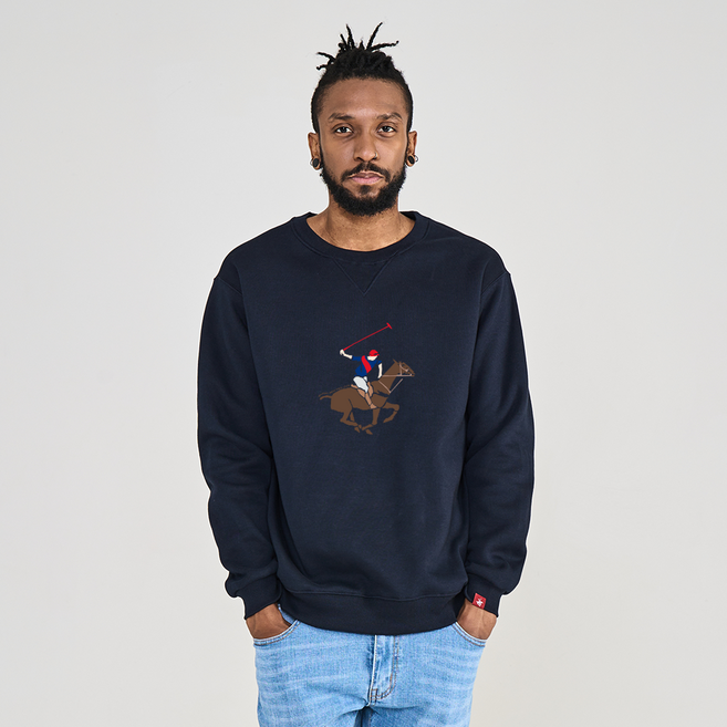 BEVERLY HILLS POLO CLUB 比佛利保羅 Clif 刷毛保暖大學T恤 CPM9T04