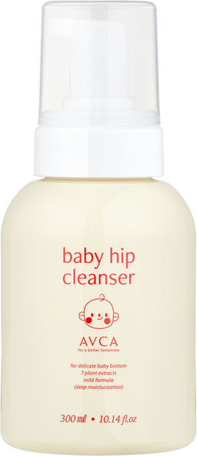 아브카 순한 아기 엉덩이 포밍 클렌저 무향, 1개, 300ml