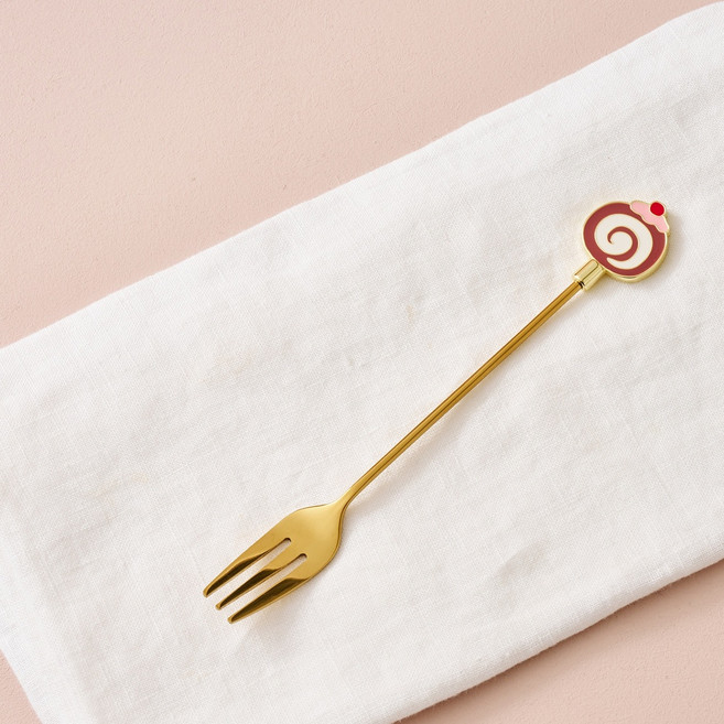 모던하우스 슈가타르트 골드 티포크, 롤케익, 1개