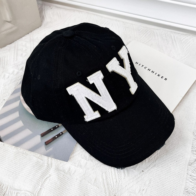 미다미 걸핀스 NY 심플 레터링 포인트 볼캡 1453