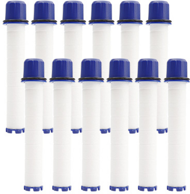 리필터 바디럽 퓨어썸 샤워기 호환 필터, 12개