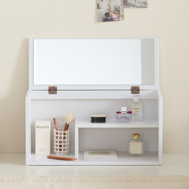 셀레나 미니 좌식 화장대, 화이트