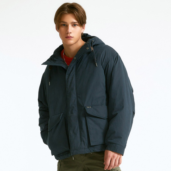 WHO.A.U 男款 M-65 短版派克大衣 鋪棉外套 WHJJD4T58M