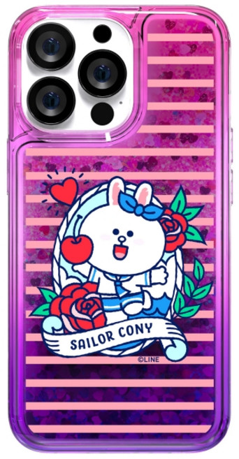 아이컬러즈 라인프렌즈 렛츠 셋 블링 아쿠아 휴대폰 케이스