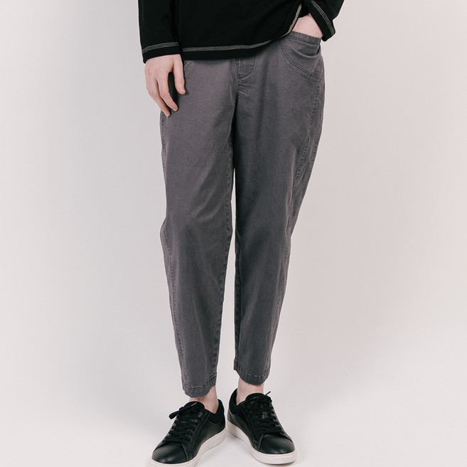 커스텀어스 남성용 허벅지 절개라인 리벳포인트 허리 E밴드 슬림핏 팬츠 CXS25SWPT308