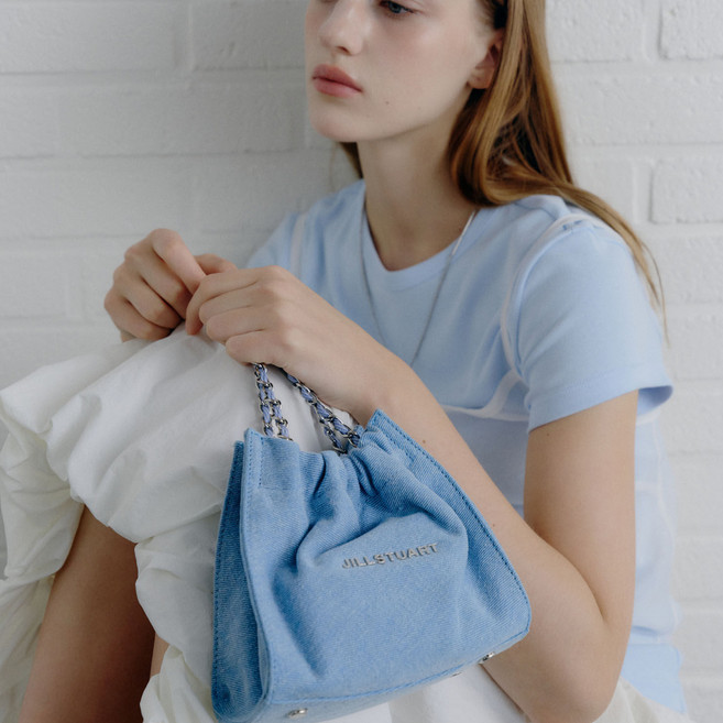 JILLSTUART BEST Coco Chain 丹寧鏈條迷你斜背肩揹包