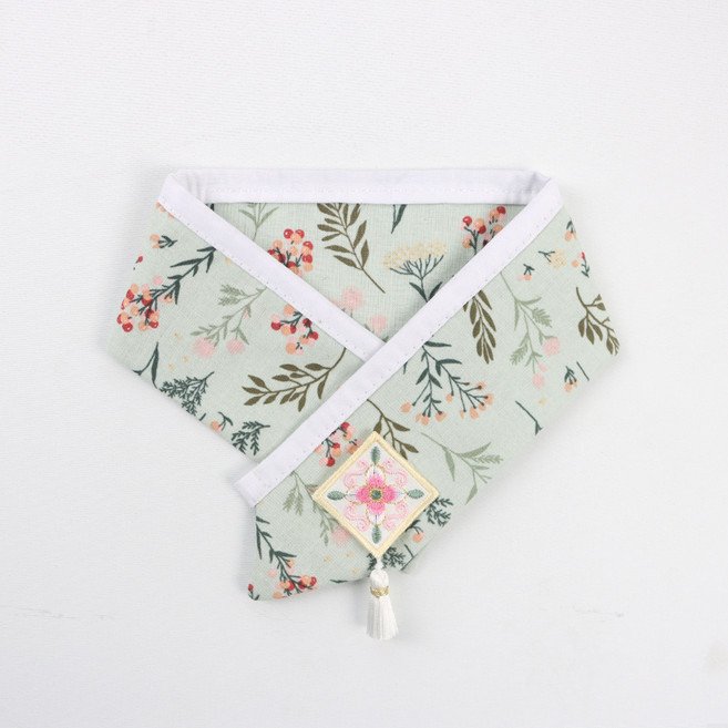 리토가토 강아지 단아 한복 케이프, 옥색, 1개