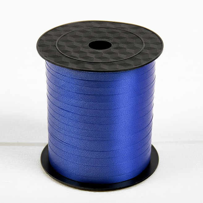 마켓피아 다용도 포장 리본 공예 데코레이션 작업노끈 0.5cm x 200m, 다크 블루, 2개