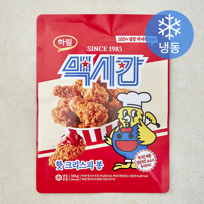 맥시칸 핫크리스피 봉 (냉동), 350g, 1개