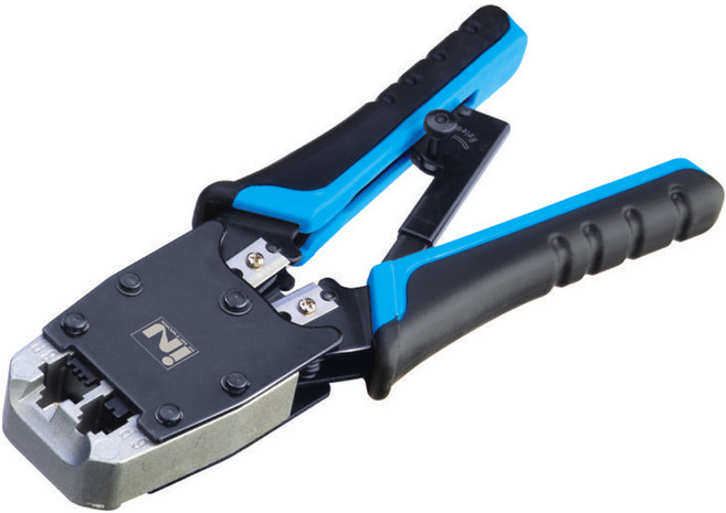 인네트워크 CAT5E / 6 랜케이블 플러그 압착 랜툴 IN-500R, 혼합색상, 1개, 264mm