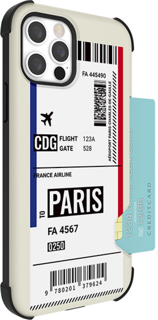 JUST4YOU 보딩 방탄콤보 카드 휴대폰 케이스