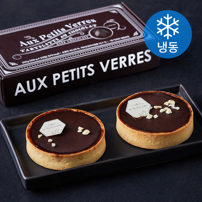 오쁘띠베르 초코타르트 2개입 (냉동), 200g, 1개